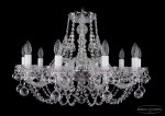 Люстра хрустальная Bohemia Ivele 1406/10/240/Ni/Balls