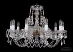 Люстра хрустальная Bohemia Ivele 1406/10/240/Pa/Leafs