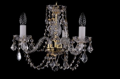 Люстра хрустальная Bohemia Ivele 1406/3/141/G/Leafs