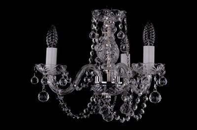 Люстра хрустальная Bohemia Ivele 1406/3/141/Ni/Balls Люстра хрустальная Bohemia Ivele 1406/3/141/Ni/Balls