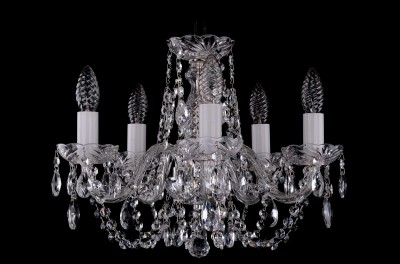 Люстра хрустальная Bohemia Ivele 1406/5/141/Ni Люстра хрустальная Bohemia Ivele 1406/5/141/Ni