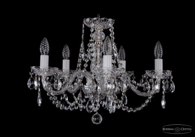 Люстра хрустальная Bohemia Ivele 1406/5/195/Ni Люстра хрустальная Bohemia Ivele 1406/5/195/Ni
