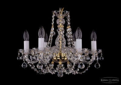Люстра хрустальная Bohemia Ivele 1406/6/160/G/Balls Люстра хрустальная Bohemia Ivele 1406/6/160/G/Balls
