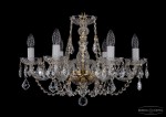 Люстра хрустальная Bohemia Ivele 1406/6/195/G/Leafs