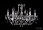 Люстра хрустальная Bohemia Ivele 1406/6/195/Ni/Leafs