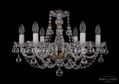Люстра хрустальная Bohemia Ivele 1406/6/195/Pa/Balls Люстра хрустальная Bohemia Ivele 1406/6/195/Pa/Balls