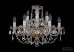 Люстра хрустальная Bohemia Ivele 1406/6+3/195/G/Leafs