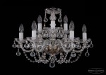Люстра хрустальная Bohemia Ivele 1406/6+3/195/Pa/Balls