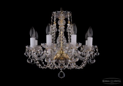 Люстра хрустальная Bohemia Ivele 1406/8/141/G/Balls Люстра хрустальная Bohemia Ivele 1406/8/141/G/Balls