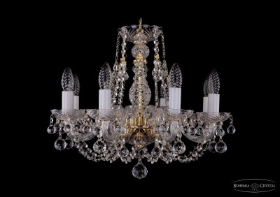 Люстра хрустальная Bohemia Ivele 1406/8/160/G/Balls Люстра хрустальная Bohemia Ivele 1406/8/160/G/Balls