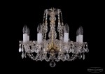 Люстра хрустальная Bohemia Ivele 1406/8/160/G/Leafs