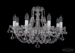 Люстра хрустальная Bohemia Ivele 1406/8/195/Ni/Balls