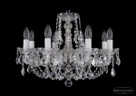 Люстра хрустальная Bohemia Ivele 1406/8/195/Ni/Leafs