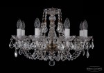 Люстра хрустальная Bohemia Ivele 1406/8/195/Pa/Leafs