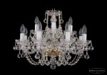 Люстра хрустальная Bohemia Ivele 1406/8+4/195/G/Balls