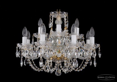 Люстра хрустальная Bohemia Ivele 1406/8+4/195/G Люстра хрустальная Bohemia Ivele 1406/8+4/195/G