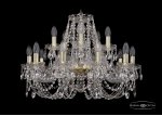 Люстра хрустальная Bohemia Ivele 1406/10+5/240/G