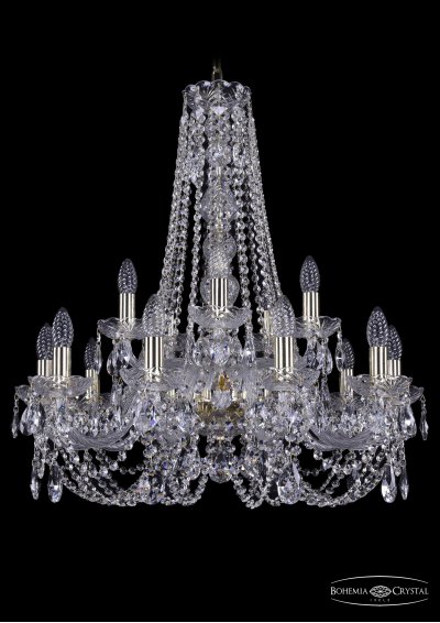 Люстра хрустальная Bohemia Ivele 1406/10+5/240/h-75/G Люстра хрустальная Bohemia Ivele 1406/10+5/240/h-75/G