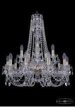 Люстра хрустальная Bohemia Ivele 1406/10+5/240/h-75/G