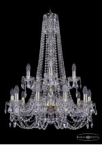 Люстра хрустальная Bohemia Ivele 1406/10+5/240/h-90/2d/G