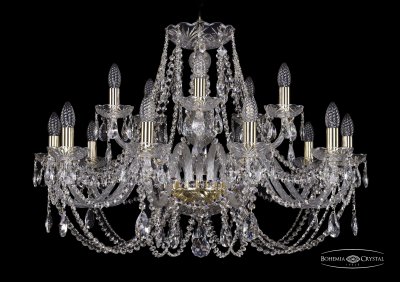 Люстра хрустальная Bohemia Ivele 1406/10+5/300/G Люстра хрустальная Bohemia Ivele 1406/10+5/300/G
