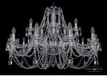 Люстра хрустальная Bohemia Ivele 1406/10+5/360/Ni