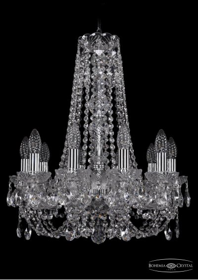 Люстра хрустальная Bohemia Ivele 1406/10/160/h-58/Ni Люстра хрустальная Bohemia Ivele 1406/10/160/h-58/Ni