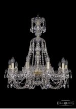 Люстра хрустальная Bohemia Ivele 1406/10/240/XL-74/G