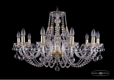 Люстра хрустальная Bohemia Ivele 1406/10/300/G/Balls Люстра хрустальная Bohemia Ivele 1406/10/300/G/Balls