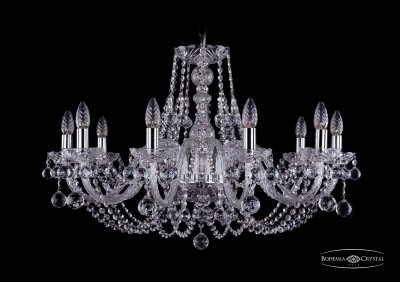Люстра хрустальная Bohemia Ivele 1406/10/300/Ni/Balls Люстра хрустальная Bohemia Ivele 1406/10/300/Ni/Balls