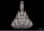 Люстра хрустальная большая Bohemia Ivele 1406/12+12+6+6/300-130/4d/G