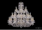 Люстра хрустальная большая Bohemia Ivele 1406/12+12+6/300/3d/G