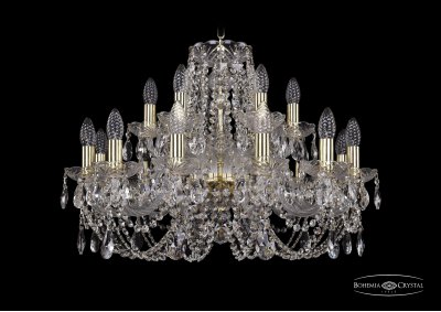 Люстра хрустальная Bohemia Ivele 1406/12+6/240/G Люстра хрустальная Bohemia Ivele 1406/12+6/240/G