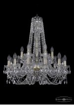 Люстра хрустальная Bohemia Ivele 1406/12+6/240/h-75/G