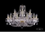 Люстра хрустальная Bohemia Ivele 1406/12+6/300/G/Leafs