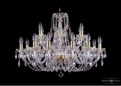 Люстра хрустальная Bohemia Ivele 1406/12+6/300/G