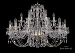 Люстра хрустальная Bohemia Ivele 1406/12+6/300/G