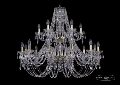 Люстра хрустальная Bohemia Ivele 1406/12+6/360/2d/G Люстра хрустальная Bohemia Ivele 1406/12+6/360/2d/G