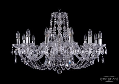 Люстра хрустальная Bohemia Ivele 1406/12/300/Ni