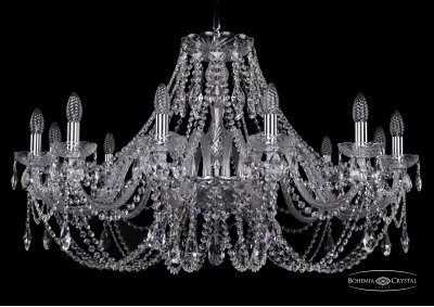 Люстра хрустальная Bohemia Ivele 1406/12/360/Ni Люстра хрустальная Bohemia Ivele 1406/12/360/Ni