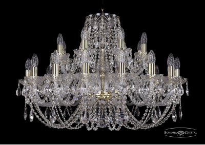 Люстра хрустальная Bohemia Ivele 1406/16+8/300/G Люстра хрустальная Bohemia Ivele 1406/16+8/300/G