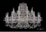 Люстра хрустальная Bohemia Ivele 1406/16+8/300/G