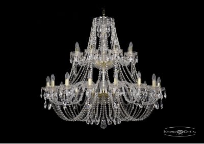 Люстра хрустальная Bohemia Ivele 1406/16+8/400-110/2d/G Люстра хрустальная Bohemia Ivele 1406/16+8/400-110/2d/G