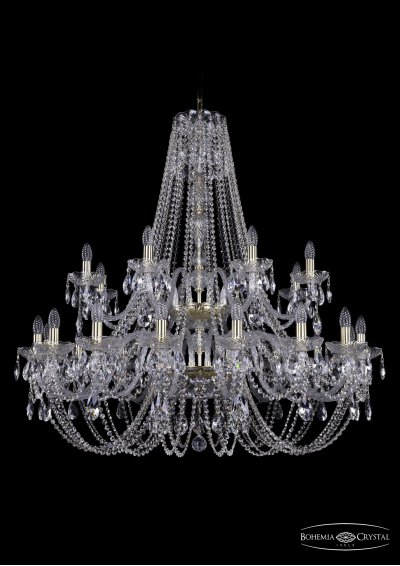 Люстра хрустальная Bohemia Ivele 1406/16+8/400/2d/G Люстра хрустальная Bohemia Ivele 1406/16+8/400/2d/G