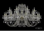 Люстра хрустальная Bohemia Ivele 1406/16+8/400/G