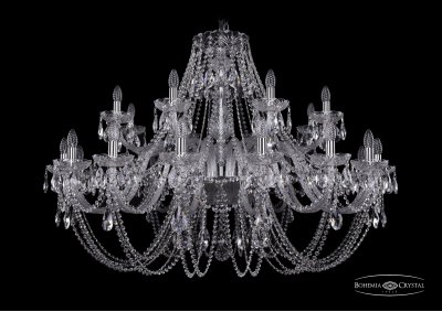 Люстра хрустальная Bohemia Ivele 1406/16+8/460/Ni Люстра хрустальная Bohemia Ivele 1406/16+8/460/Ni