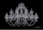 Люстра хрустальная Bohemia Ivele 1406/16+8/460/Ni