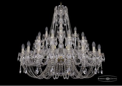 Люстра хрустальная Bohemia Ivele 1406/20+10+5/360/G