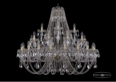 Люстра хрустальная Bohemia Ivele 1406/20+10+5/400/G