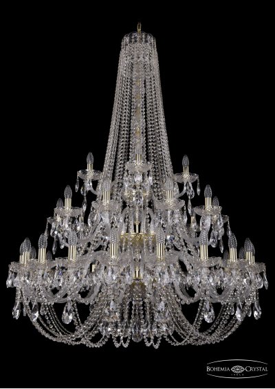 Люстра хрустальная Bohemia Ivele 1406/20+10+5/400/h-157/3d/G